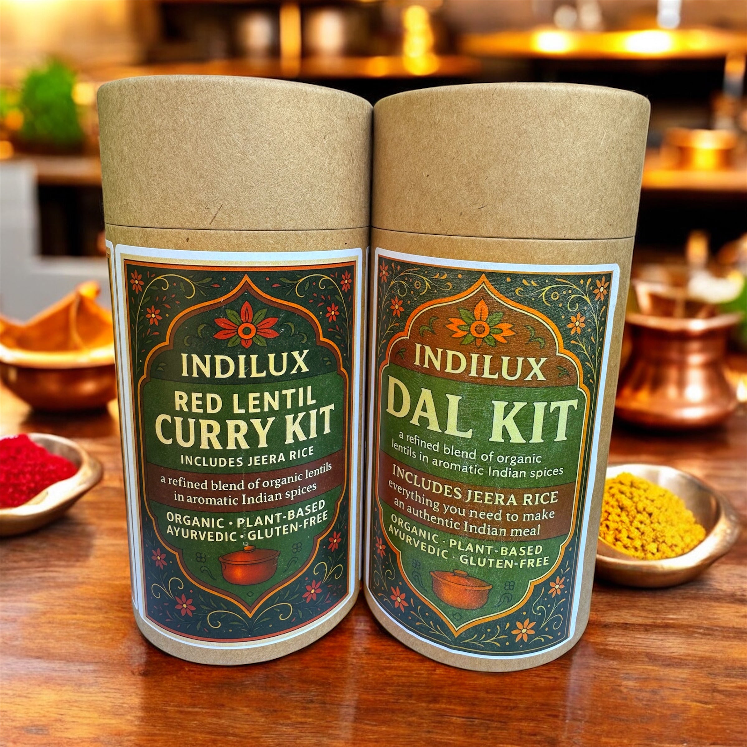 INDILUX Duo - Curry & Dal Meal Kit Sets