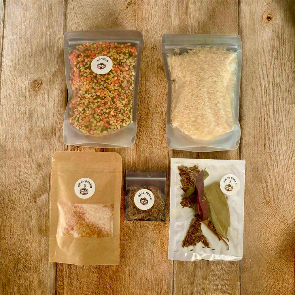 INDILUX Trio - Curry, Dal & Khichdi Kits